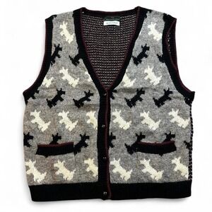 Abercrombie & Fitch Shetland wool sweater vest women's large READ
